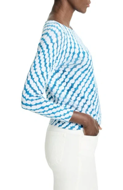 Nic + Zoe Nic+zoe Pebble Dream Supersoft Sweater In Blue