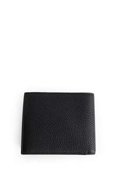 Balenciaga Credit Square Folded Coin Wallet I In Black
