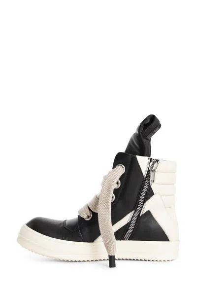 Rick Owens Man Black&white Sneakers