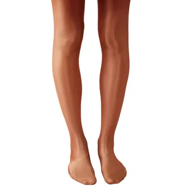 High Heel Jungle By Kathryn Eisman Women's Gold Liquid Metal Tights - Bronze