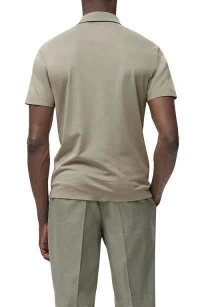 Mango Men's Coolmax Slim-fit Polo Shirt In Gray