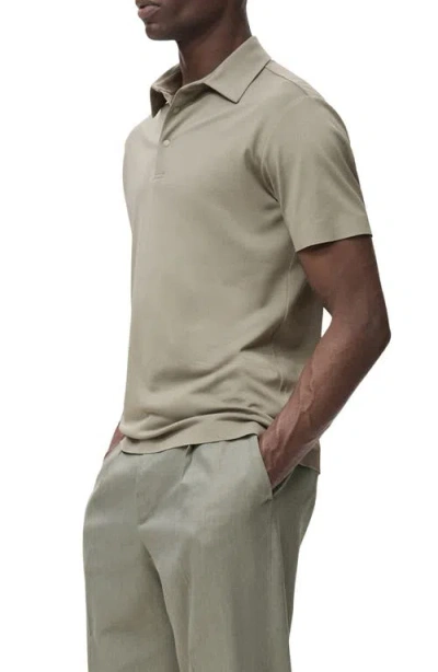 Mango Men's Coolmax Slim-fit Polo Shirt In Gray