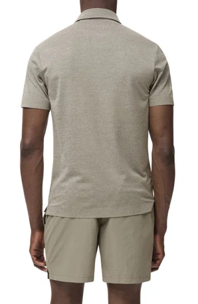 Mango Coolmax® Slim Fit Polo In Gray