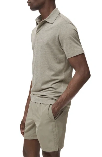 Mango Coolmax® Slim Fit Polo In Gray