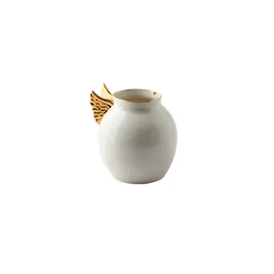 Maji Atelier Gold / Neutrals Bird Porcelain Vase