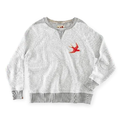 &sons Trading Co Women's Grey Damsons Swoop Sweatshirt Raw