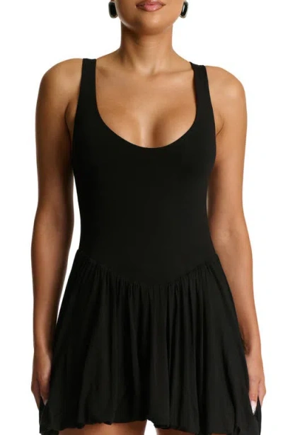 Naked Wardrobe Smooth Bubble Hem Minidress