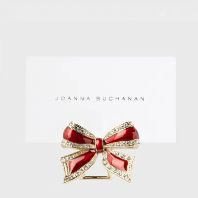 Joanna Buchanan Enamel Bow Placecard Holders 4-piece Set