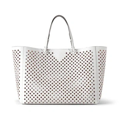 Mulberry Xl Perforated Leather Tote