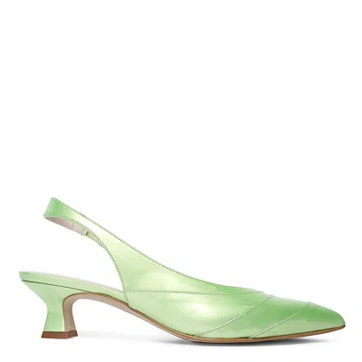 Terry De Havilland Women's Green Clio Lime Slingback Sandals