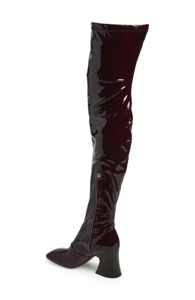 Chloé Janis Over The Knee Patent Boot