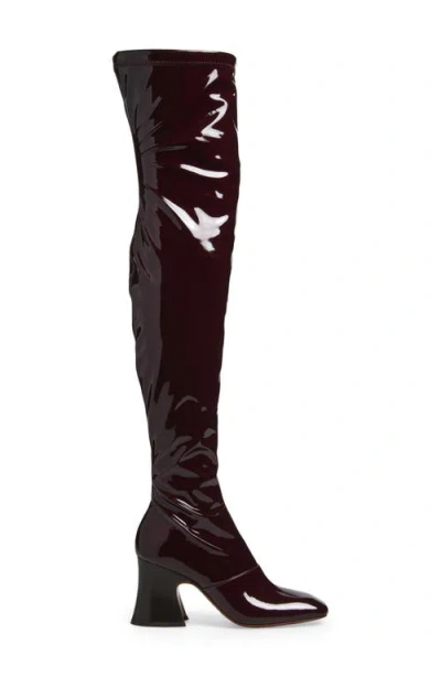Chloé Janis Over The Knee Patent Boot