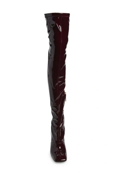 Chloé Janis Over The Knee Patent Boot