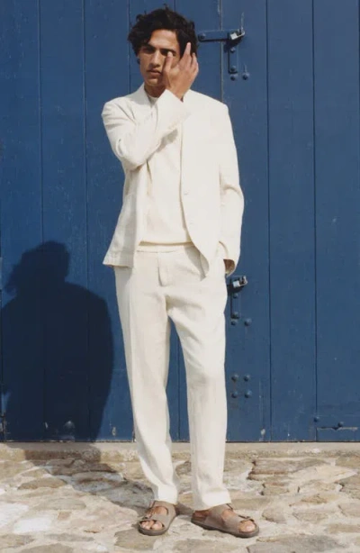 Mango Men's Linen Lyocell Suit Pants