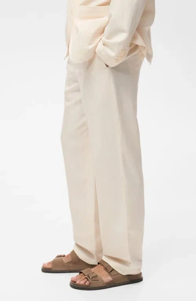 Mango Men's Linen Lyocell Suit Pants