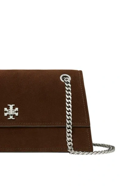 Tory Burch Kira Turnlock Suede Convertible Shoulder Bag