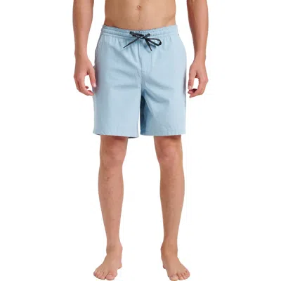 Quiksilver Taxer Heather Amphibian 18 Hybrid Shorts In Blue