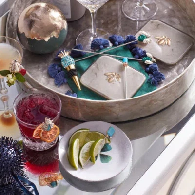 Joanna Buchanan Set-of-six Gemstone Cocktail Picks In Multi