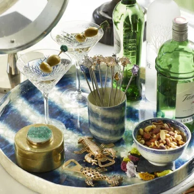 Joanna Buchanan Set-of-six Gemstone Cocktail Picks In Multi