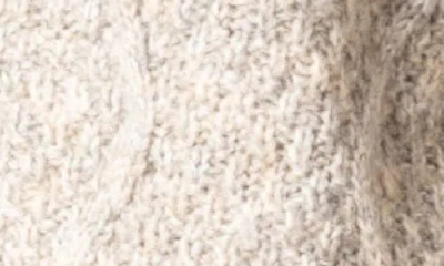Gibsonlook Gigi Cable Knit Cardigan In Neutral