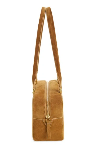 Veronica Beard Boxy Suede Shoulder Bag
