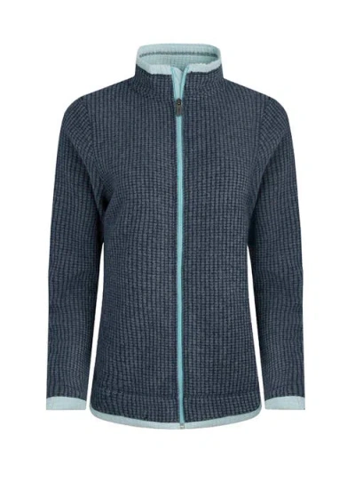 Weird Fish Ariana Full Zip Grid Fleece
