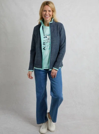 Weird Fish Ariana Full Zip Grid Fleece