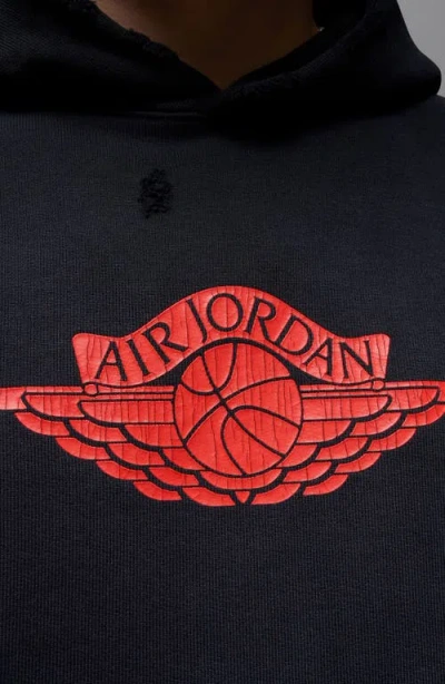 Jordan Men's  Rare Air Fleece Pullover Hoodie In Black