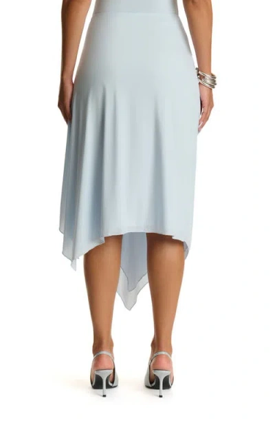 Naked Wardrobe Asymmetric Ruffle Midi Skirt