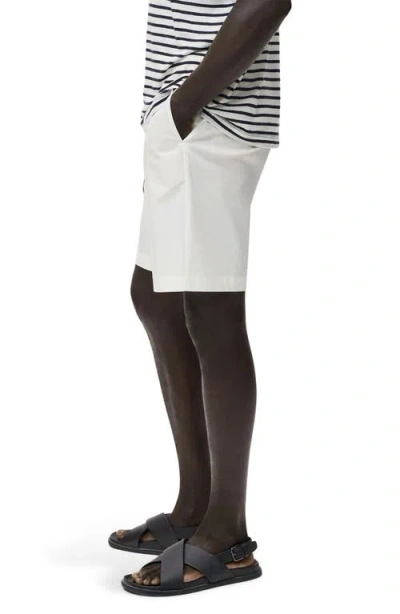 Mango Cotton Bermuda Shorts In White