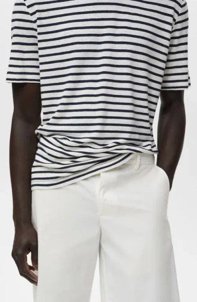 Mango Cotton Bermuda Shorts In White
