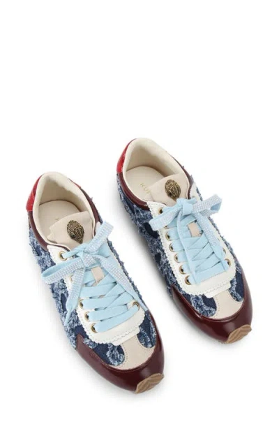 Kurt Geiger Fabric Patent Islington Sneaker In Multi