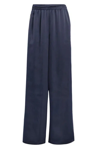 Adidas Originals Recycled Polyester Satin Wide Leg Track Pants