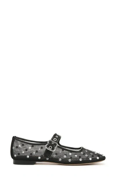 Sam Edelman Michaela Shine Womens Embellished Mesh Ballet Flats