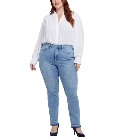 Nydj Plus Size Marilyn Straight Pull On Jeans