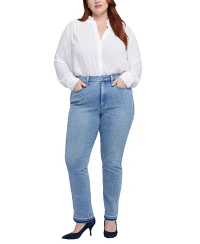 Nydj Plus Size Marilyn Straight Pull On Jeans