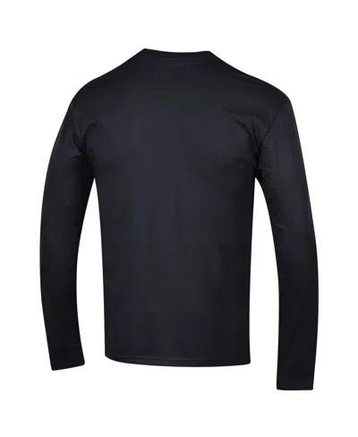 Champion Men's Black Princeton Tigers Basic Arch Long Sleeve T-shirt In Multi