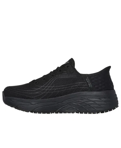 Skechers Women's Slip-ins Work Relaxed Fit: Max Cushioning Elite In Black