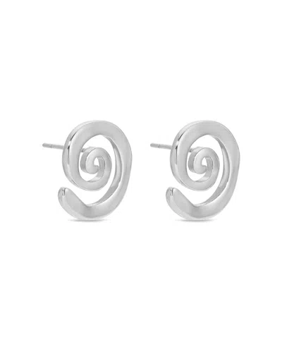 Ettika Aura Swirl Stud Earrings
