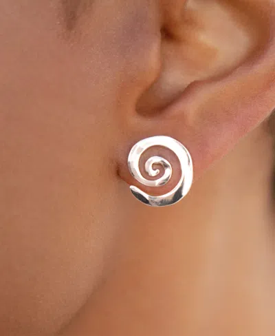 Ettika Aura Swirl Stud Earrings