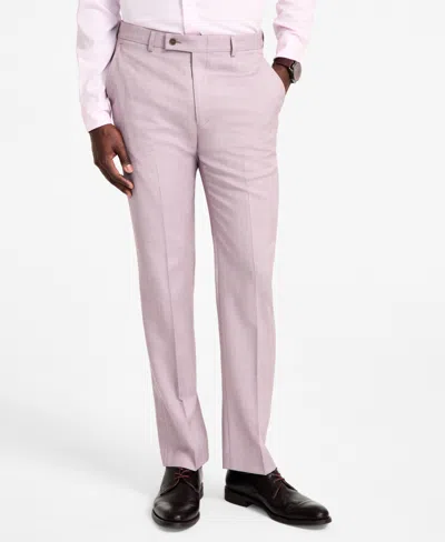 Calvin Klein Men's Slim-fit Wool Blend Suit Pants In Pink