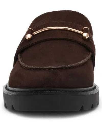 Anne Klein Emme Bit Loafer In Brown