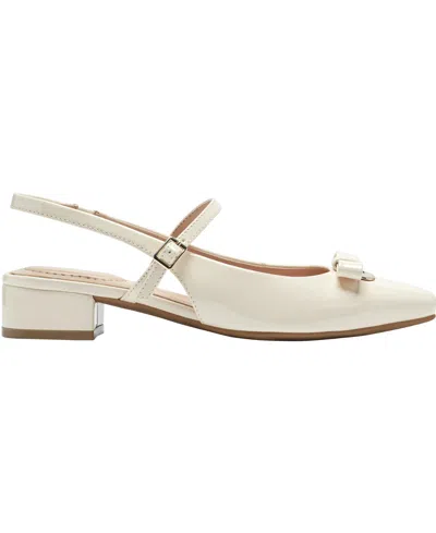 Bandolino Women's Adana Bow Block Heel Slingback Pumps