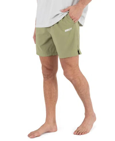 Hurley Men's 7" Inseam Shorts In Green