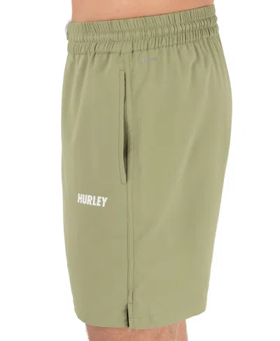 Hurley Men's 7" Inseam Shorts In Green