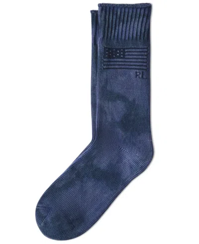 Polo Ralph Lauren Men's Indigo Piece Dye Boot Socks