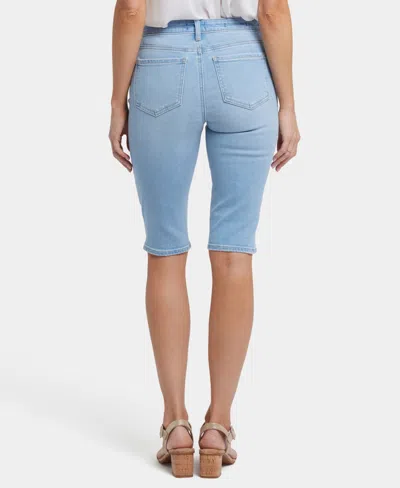 Nydj Briella Roll Cuff Denim Shorts In Blue
