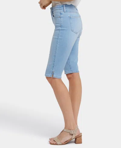 Nydj Briella Roll Cuff Denim Shorts In Blue