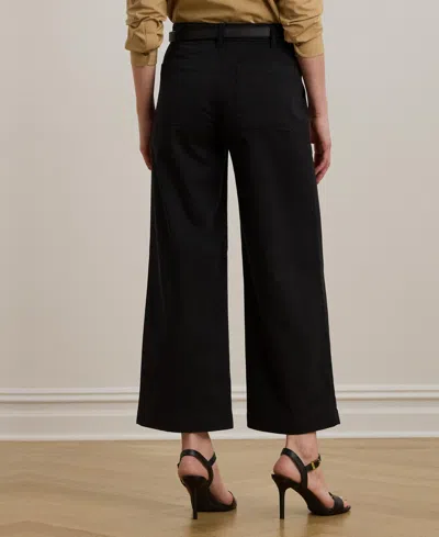 Ralph Lauren Women's Stretch Chino Wide-leg Cropped Pants