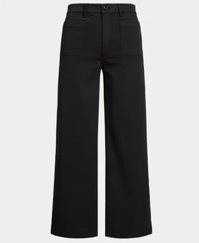 Ralph Lauren Women's Stretch Chino Wide-leg Cropped Pants